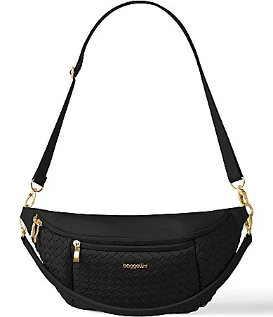 Manhattan Collection Stanton Woven Nylon Crossbody Bag by Baggallini