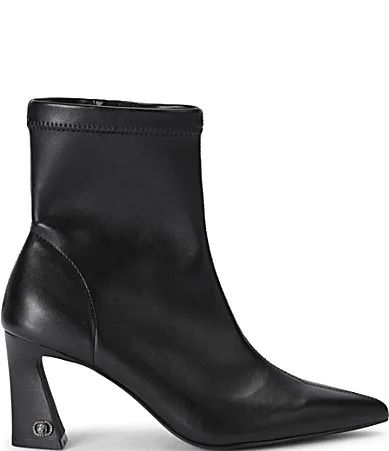 Chelsea Stretch Faux Leather Micro Eagle Ankle Booties by Kurt Geiger
