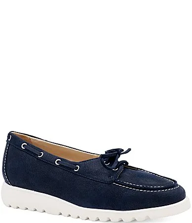 Edera Suede Lace-Up Loafers by Amalfi