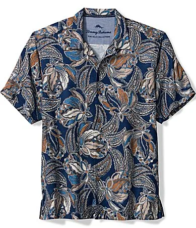 Plaza De Paisley Short Sleeve Woven Camp Shirt by Tommy Bahama