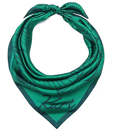 Animal Print Silk Square Scarf by Kurt Geiger
