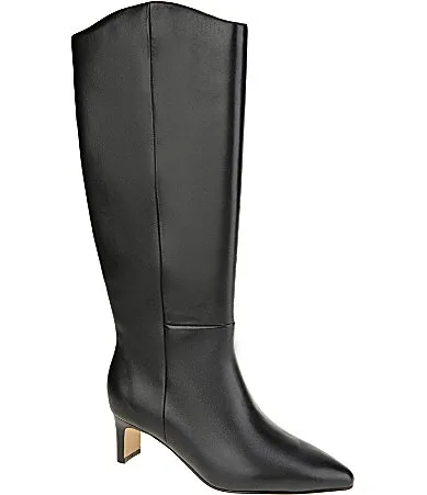 Walma Leather Pointed Toe Tall Boots by Andre Assous