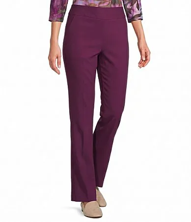 Stretch Pull-On Straight Leg Pants by Allison Daley
