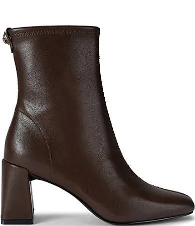 London Grove Faux Leather Eagle Ornament Ankle Booties by Kurt Geiger
