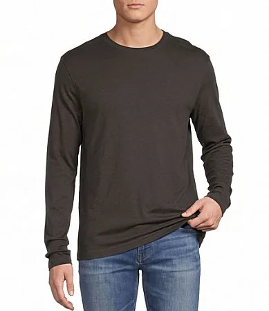 Micro Stripe Long Sleeve T-Shirt by Cremieux