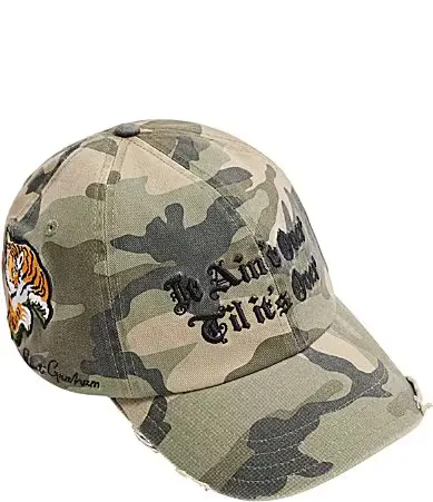 Robert Graham x Rocky 50th Camouflage Patch Baseball Cap by Robert Graham