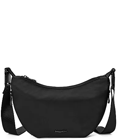 Manhattan Collection Small Crescent Convertible Hobo Crossbody Bag by Baggallini