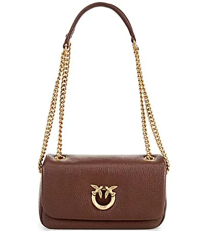 Click Soft Chain Baguette Shoulder Bag by Pinko