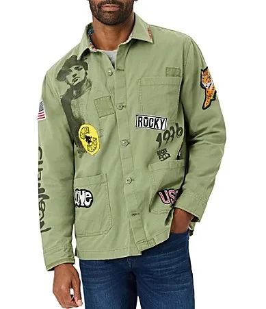 Robert Graham x Rocky 50th Philly Fighter Shirt Jacket by Robert Graham