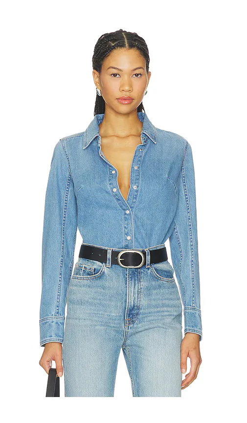 Free People x We the Free Benny Slim Denim Top