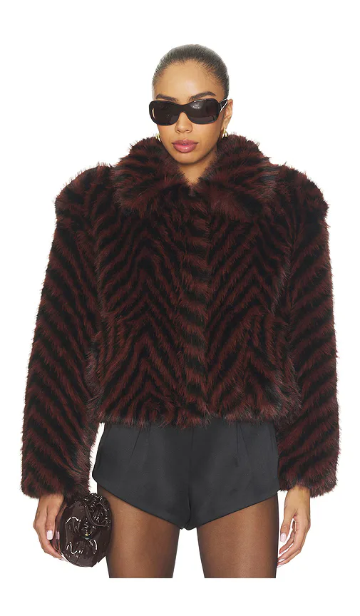 Segrid Faux Fur Bomber by Retrofête