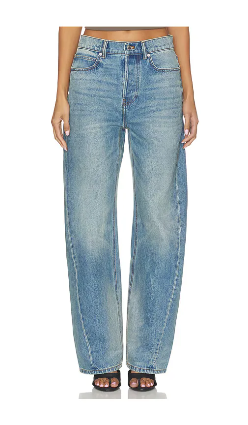 Alexander Wang Float Mid Rise Relaxed Jeans by Alexander Wang