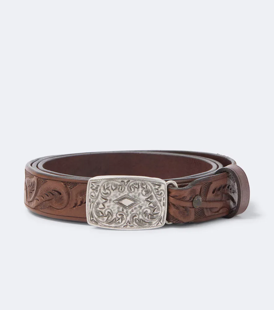 Coleman Leather Belt by Rrl