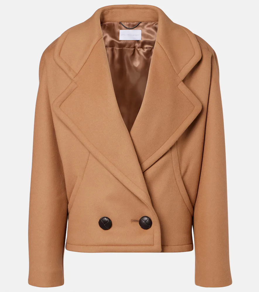 Cropped Wool Peacoat by Stella McCartney