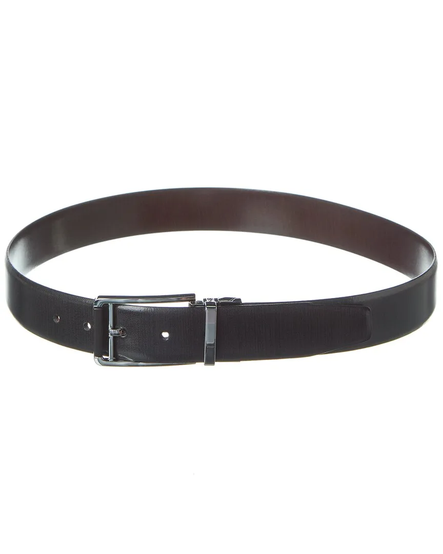 Techno Grain Reversible Leather Belt by Hart Schaffner & Marx