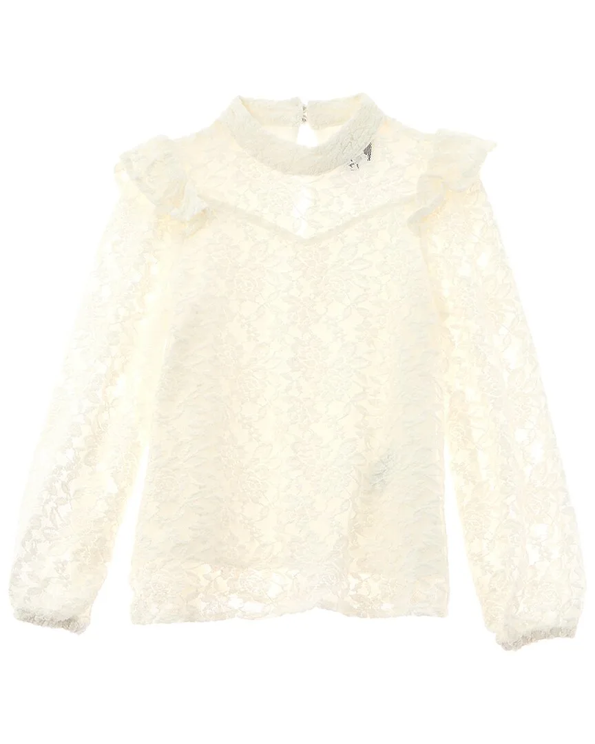 Maggie Mini Lace Top by Bardot
