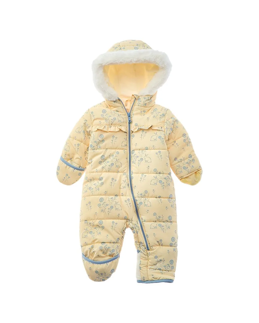 Floral Bunny Print Quilted Pram by Wippette