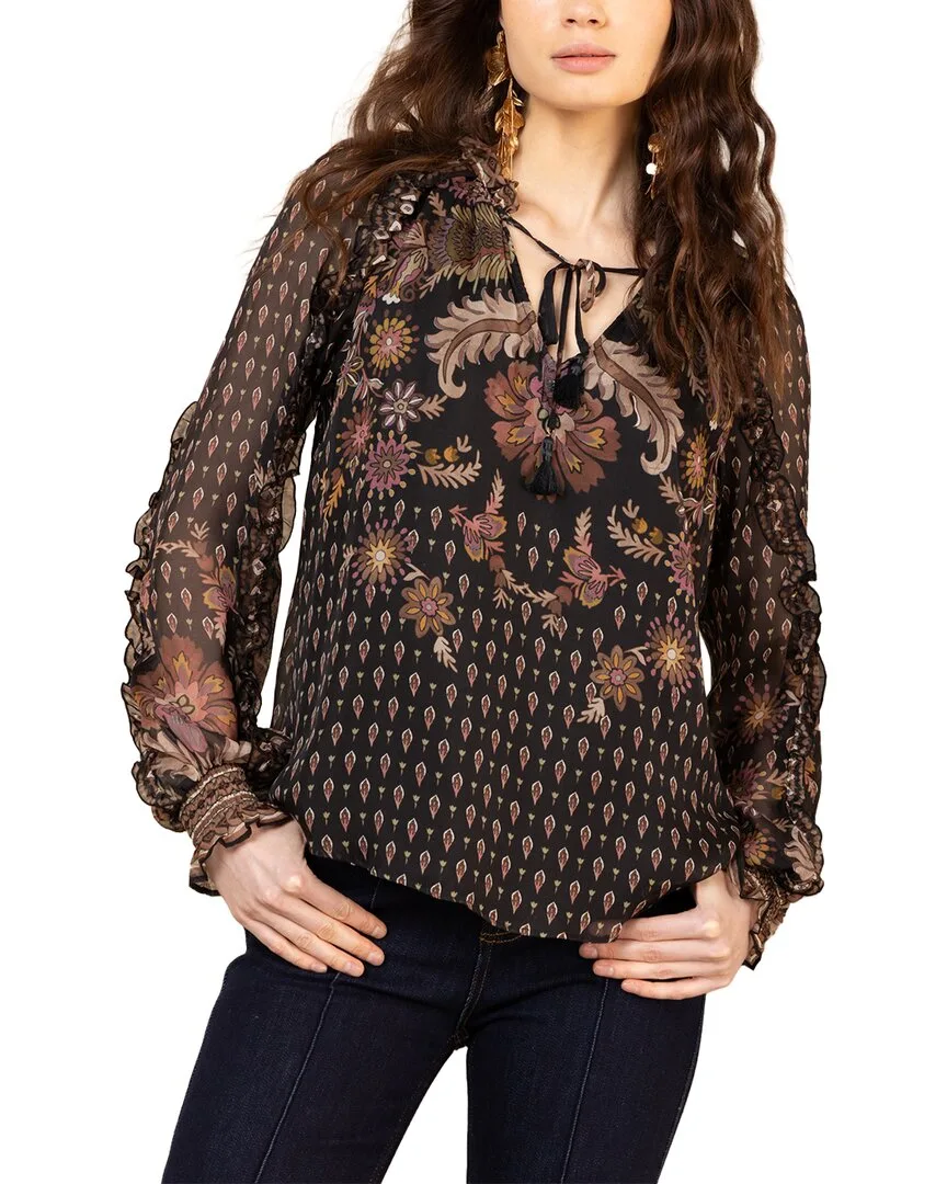 Long Sleeve Robin Silk Blouse