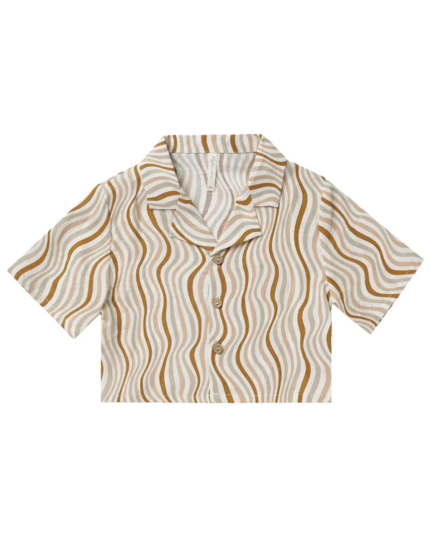 Miley Linen-Blend Top by Rylee  Cru Collective