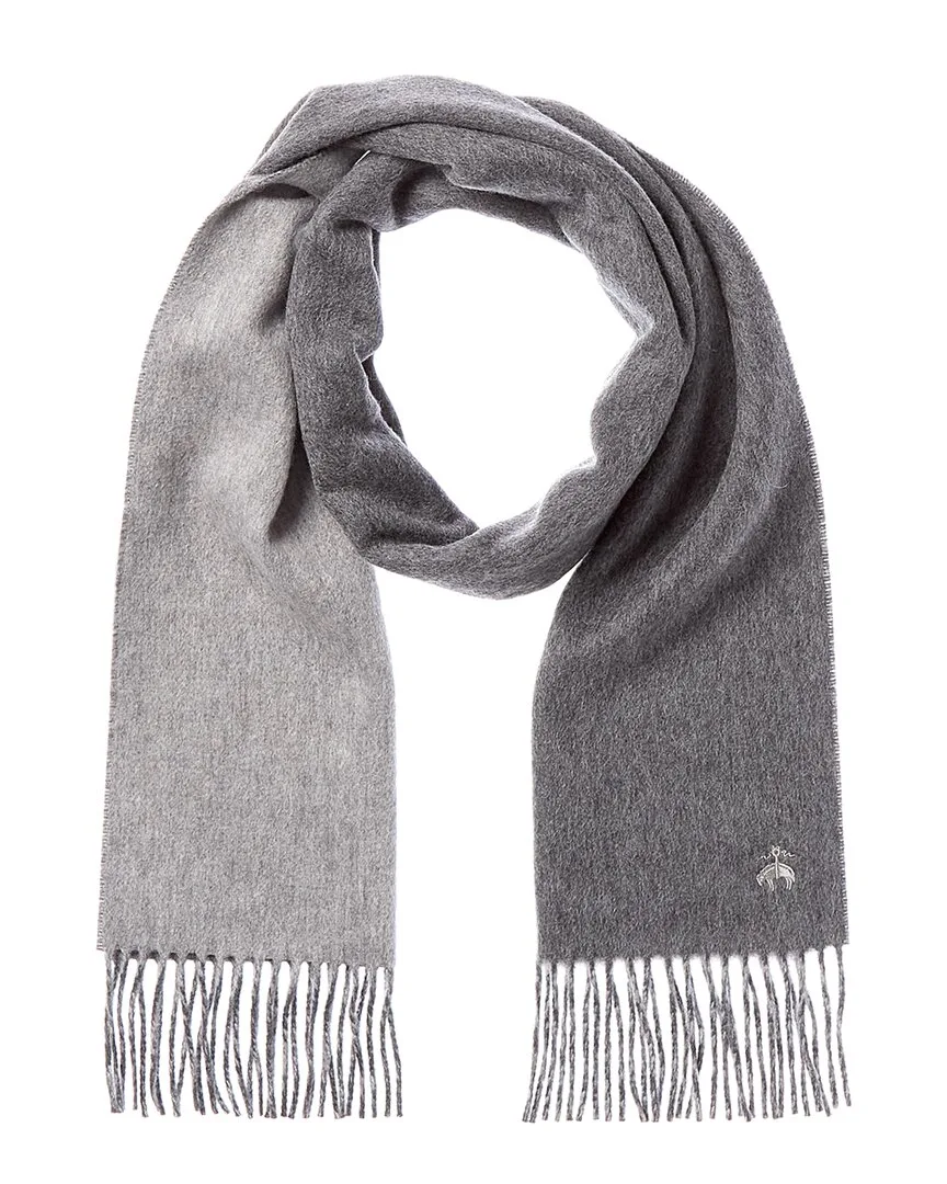 Double-Face Wool & Cashmere-Blend Scarf by Brooks Brothers