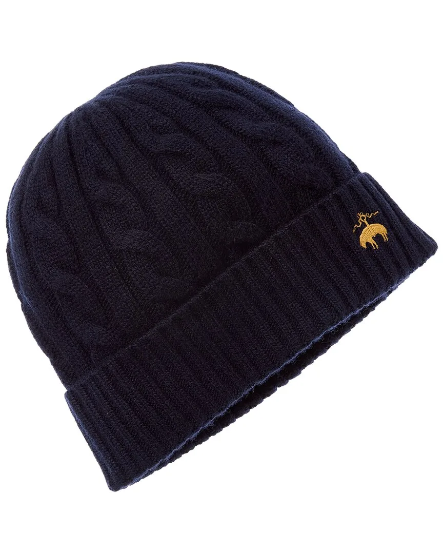 Core Cable Wool & Cashmere-Blend Beanie by Brooks Brothers