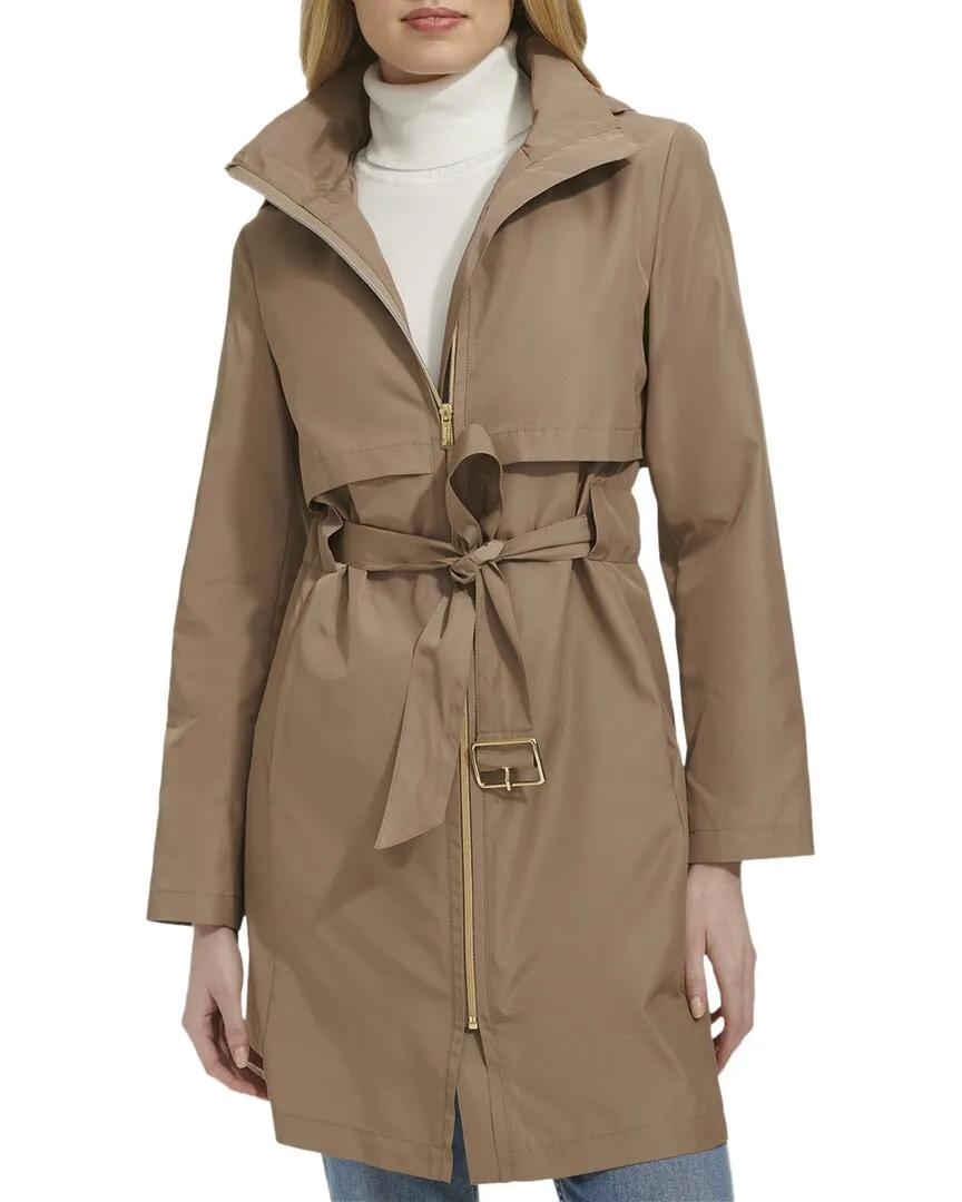Zip Up Trench Coat by COLE HAAN