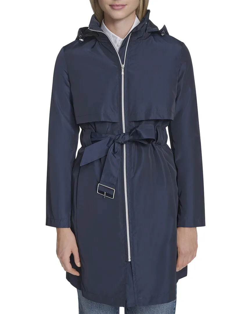 Zip Up Trench Coat by COLE HAAN