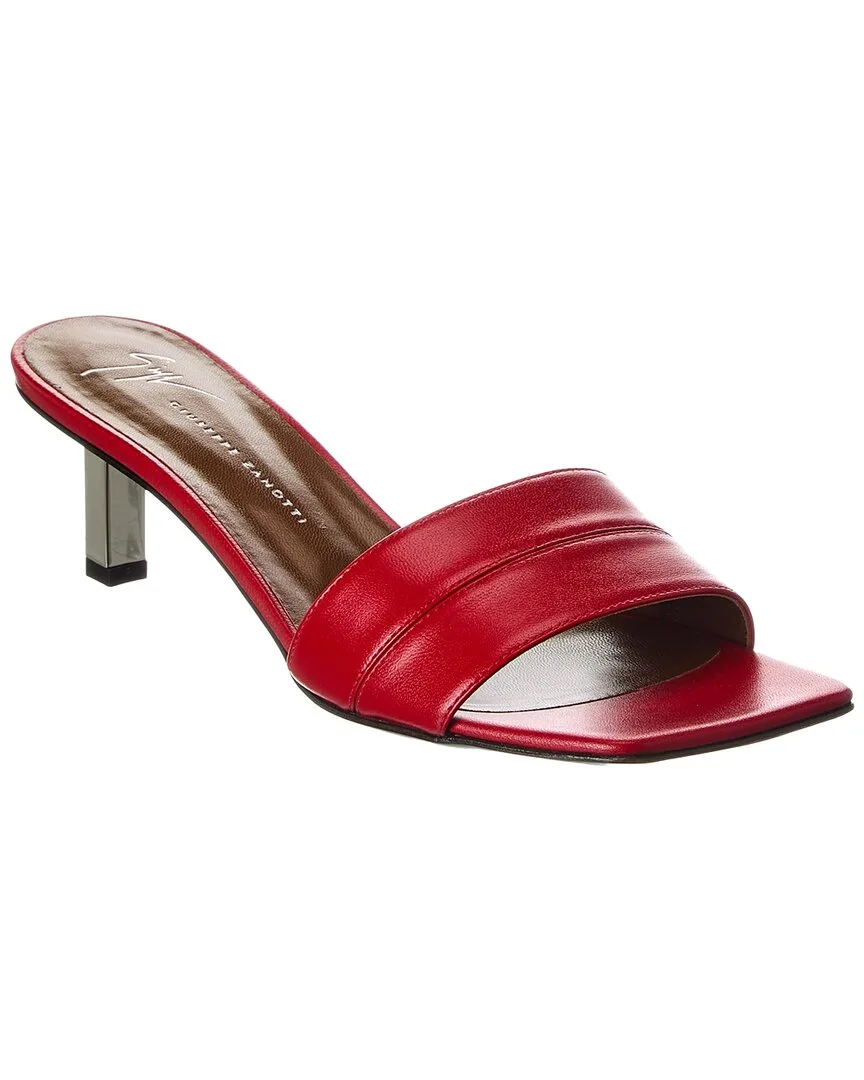 Obelos 50 Leather Sandal by Giuseppe Zanotti