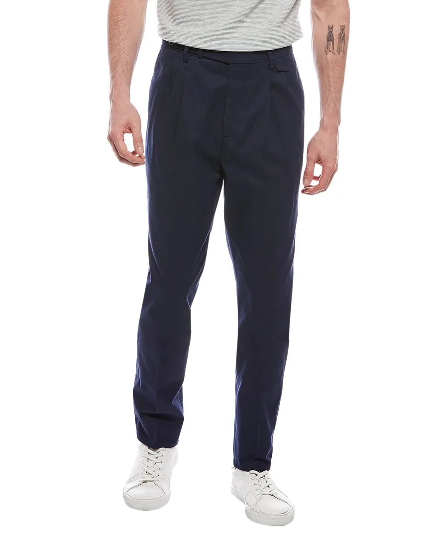 Leisure Fit Pleated Pant by Brunello Cucinelli