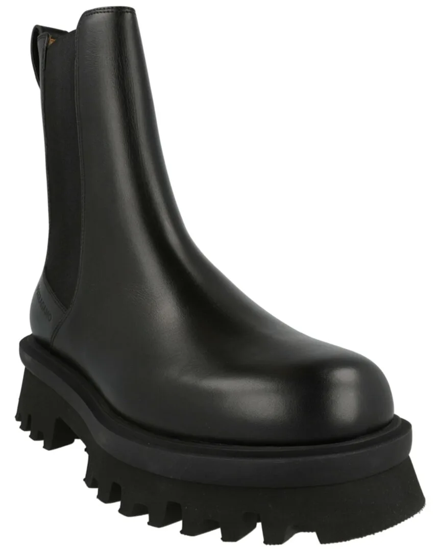 Flash Leather Boot by Ferragamo