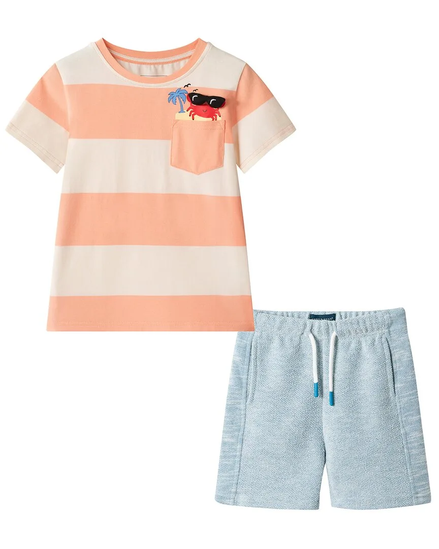 2Pc T-Shirt & Bottom Set by Andy & Evan