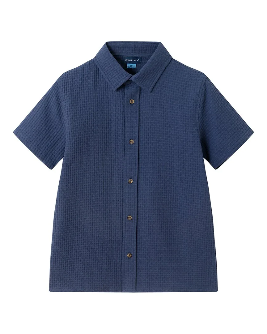Basket Weave Shirt by Andy & Evan