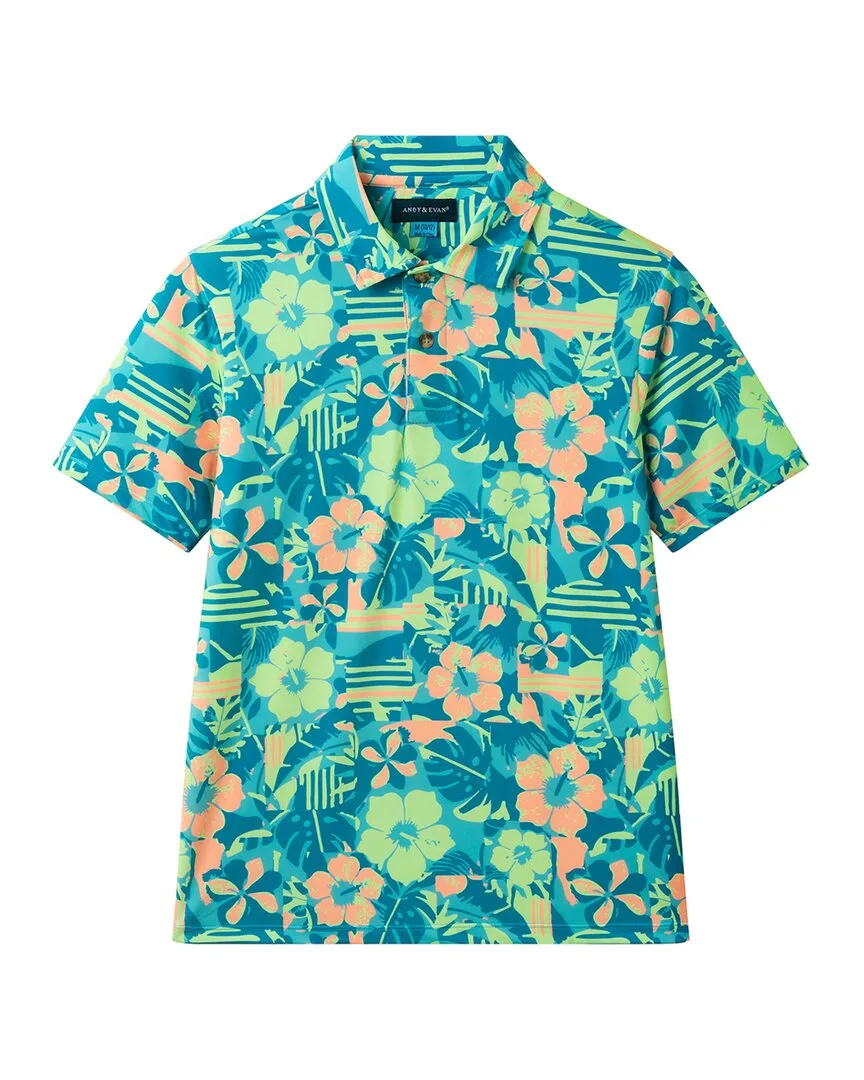 Floral Polo Shirt by Andy & Evan