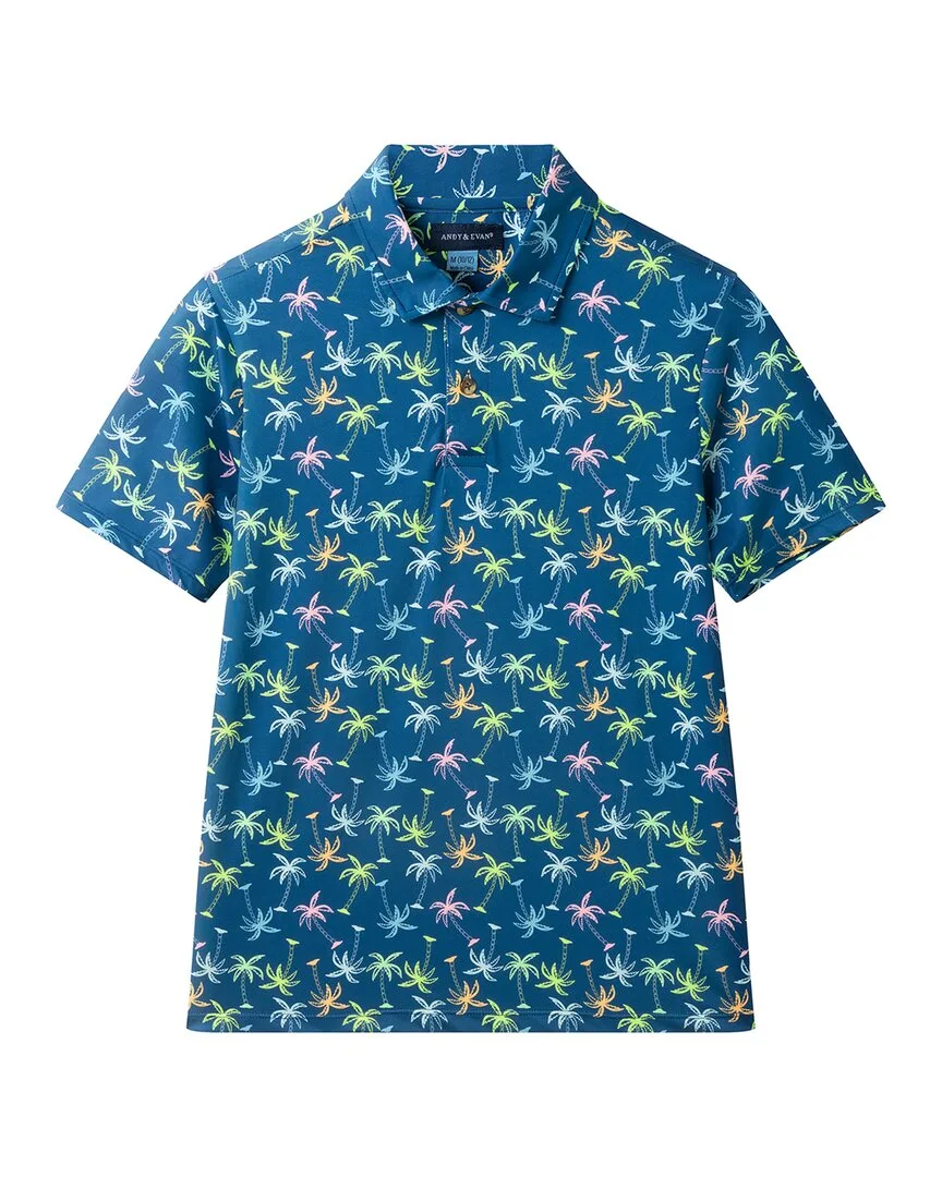 Palm Polo Shirt by Andy & Evan