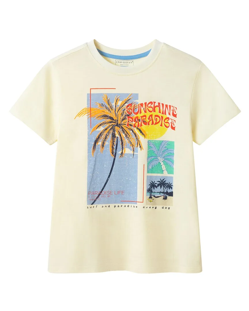 Palm Graphic T-Shirt by Andy & Evan