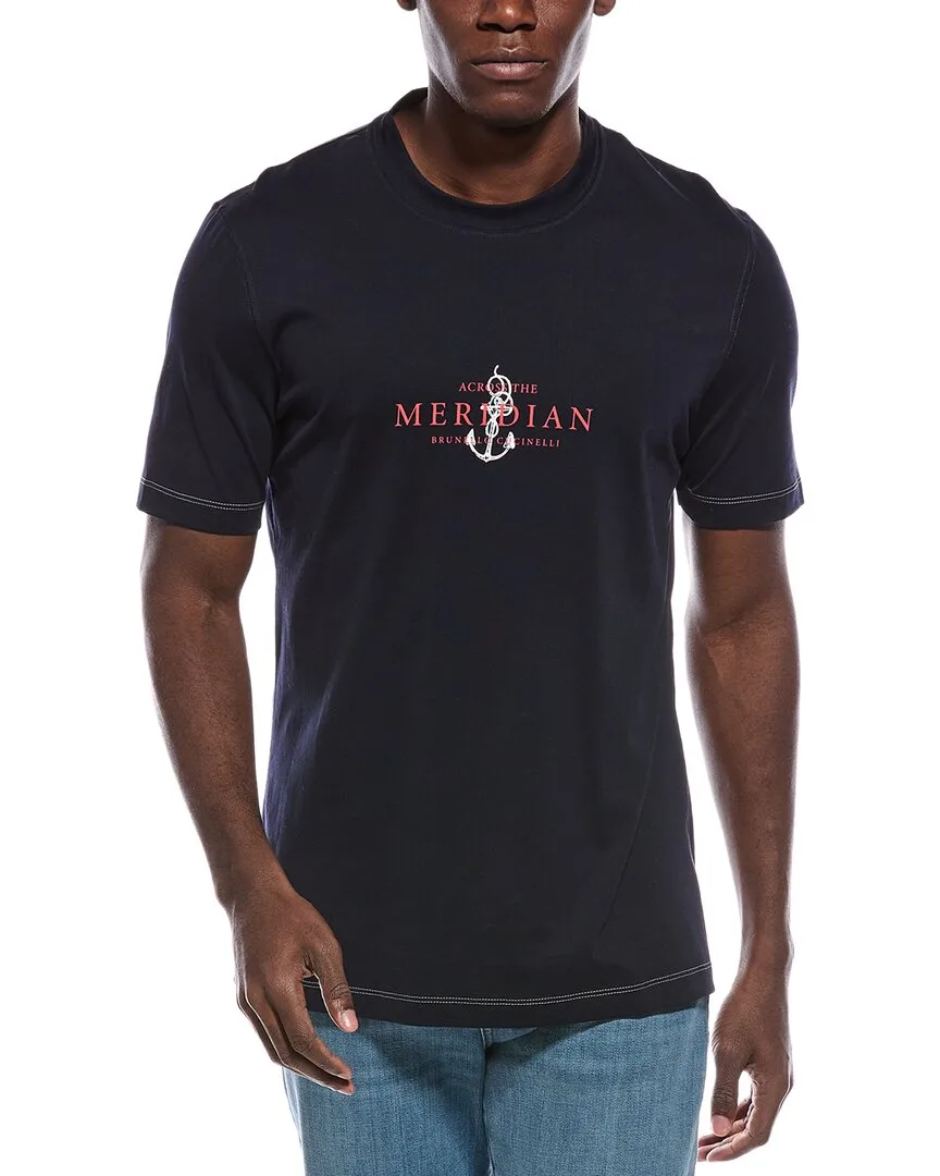 Slim Fit T-Shirt by Brunello Cucinelli