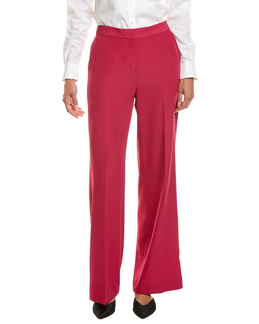 Crepe Wide Leg Pant by Brooks Brothers