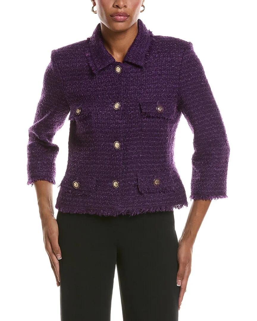 Wool-Blend Tweed Jacket by St. John