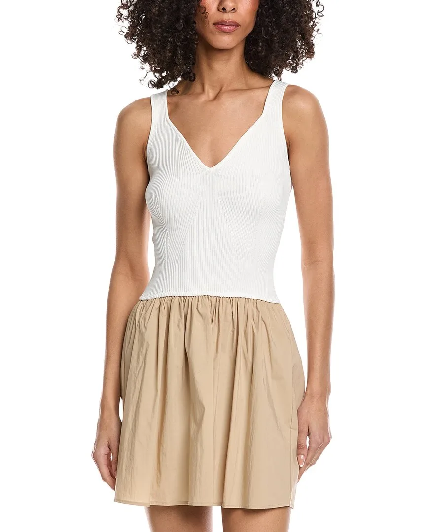 Mixed Media Mini Dress by Elan