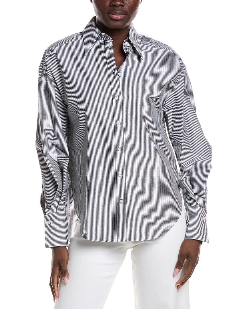 High-Low Shirt by Brunello Cucinelli