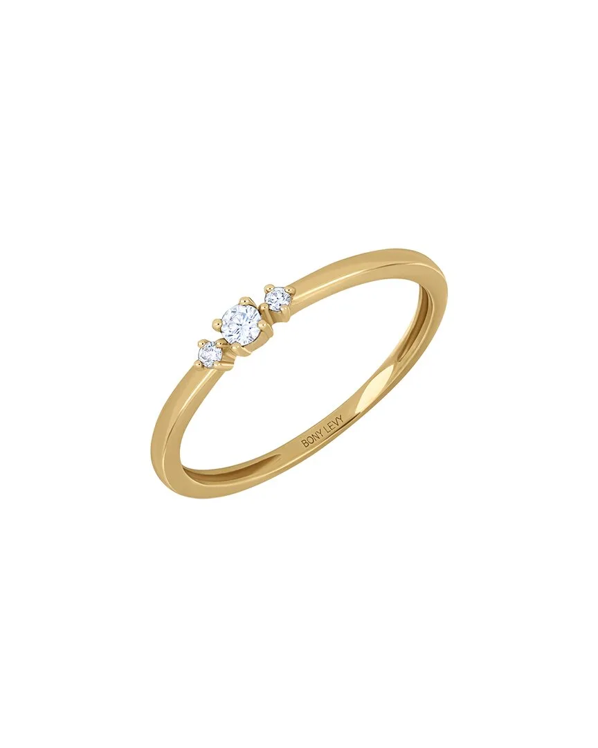 Liora 18K 0.09 ct. tw. Diamond Stackable Ring by Bony Levy