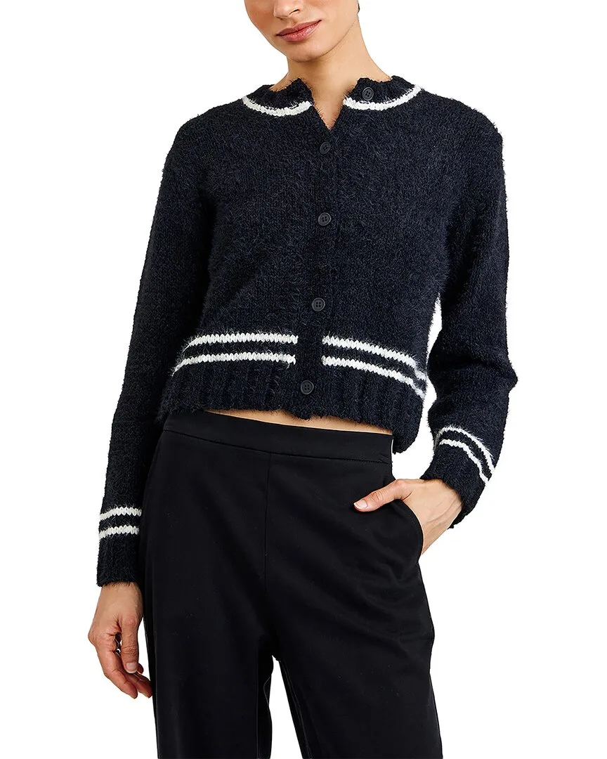 Contrast Stripe Cardigan by Bella Dahl