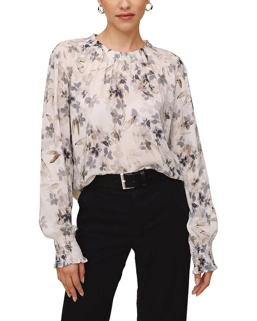Elastic Shirred Blouse by Bella Dahl