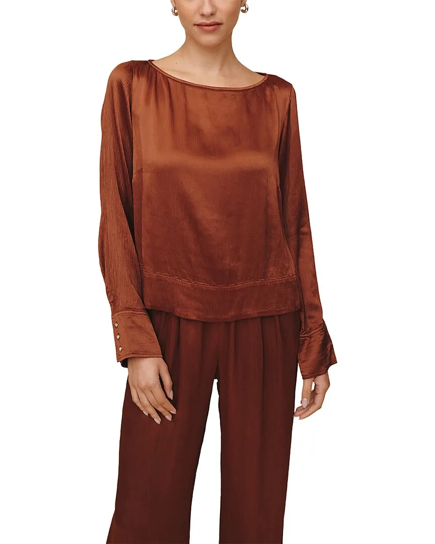Long Sleeve Split Back Pullover by Bella Dahl