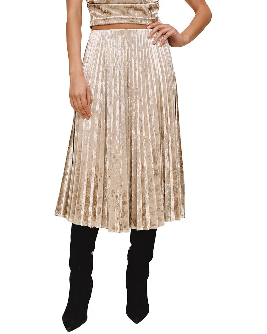 Clean Waist Pleated Skirt by Bella Dahl