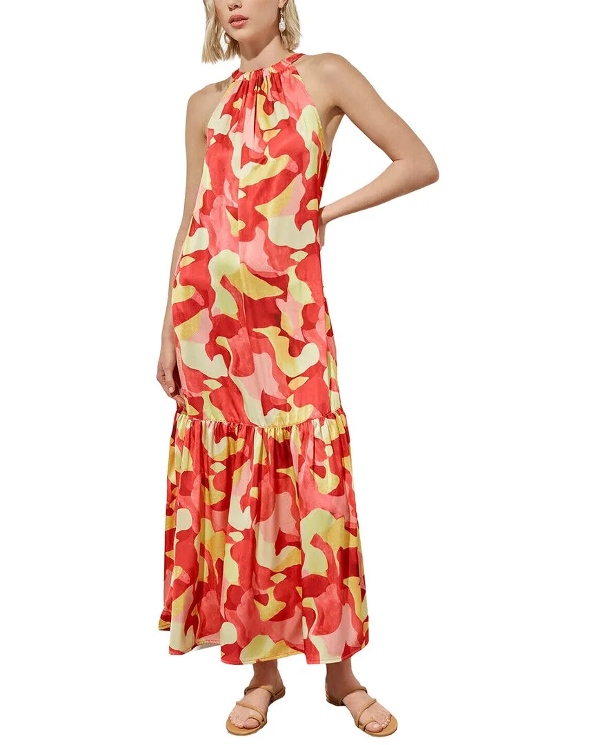 Drop-Waist Crepe De Chine Maxi Dress by Ming Wang