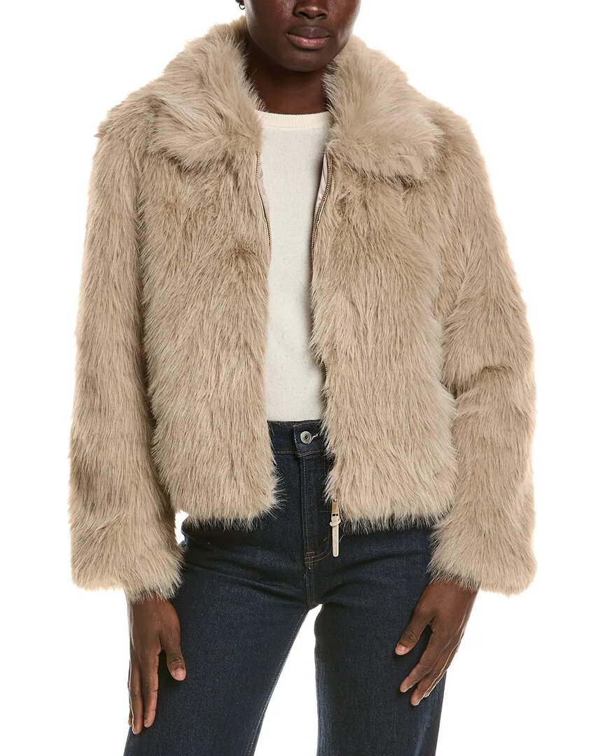 Juliet Short Vegan Fur Coat by Noize