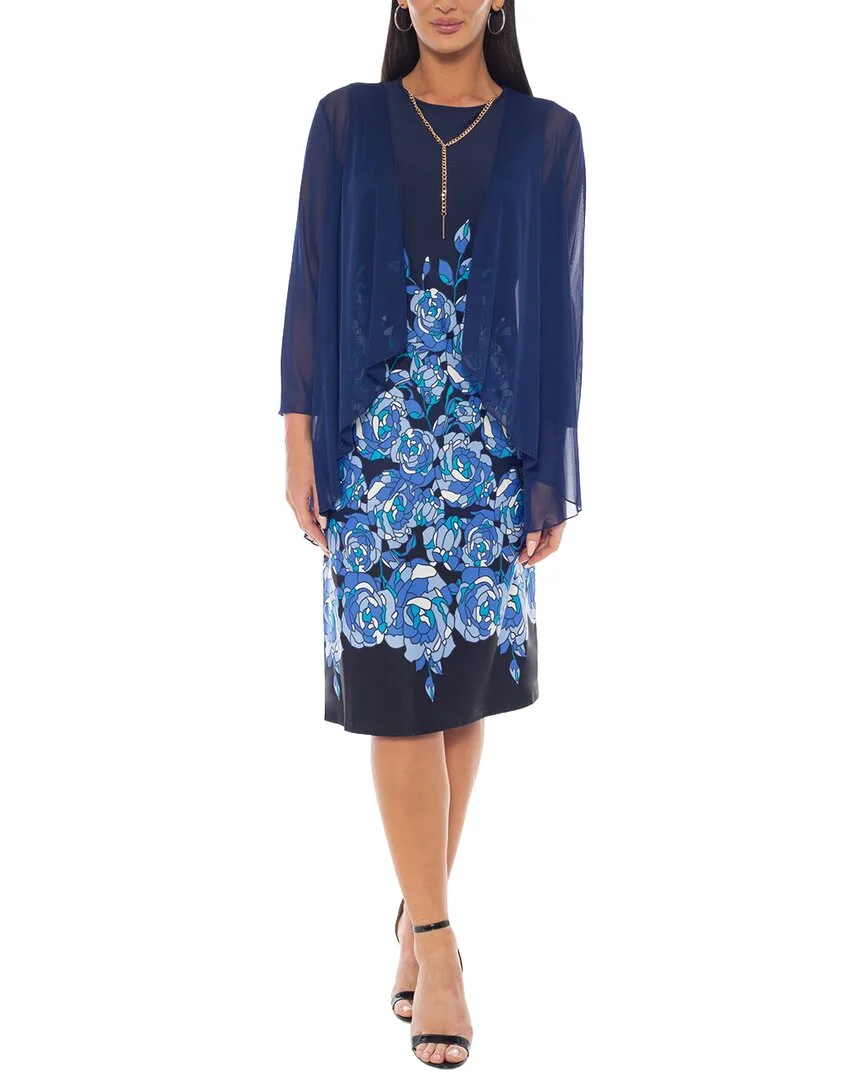 Printed Midi Dress by Marina