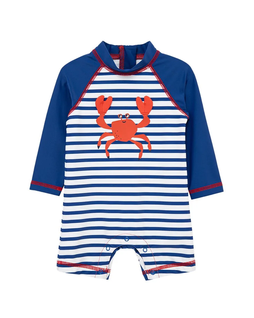 Crab Rashguard Suit by Little Me