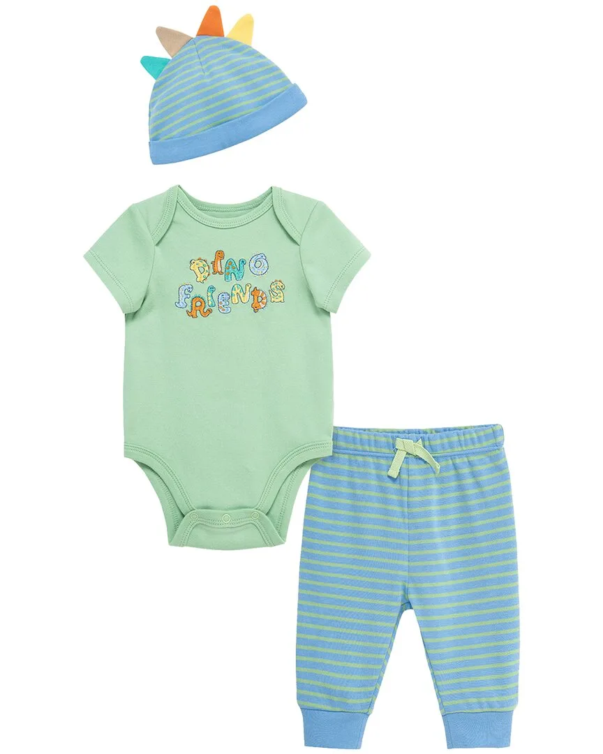 Dino Fun Bodysuit Set Hat by Little Me
